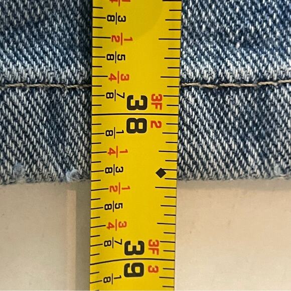 Tommy Hilfiger Boyfriend Mid Rise Straight Leg Blue Jeans Size 33 - Picture 10 of 10